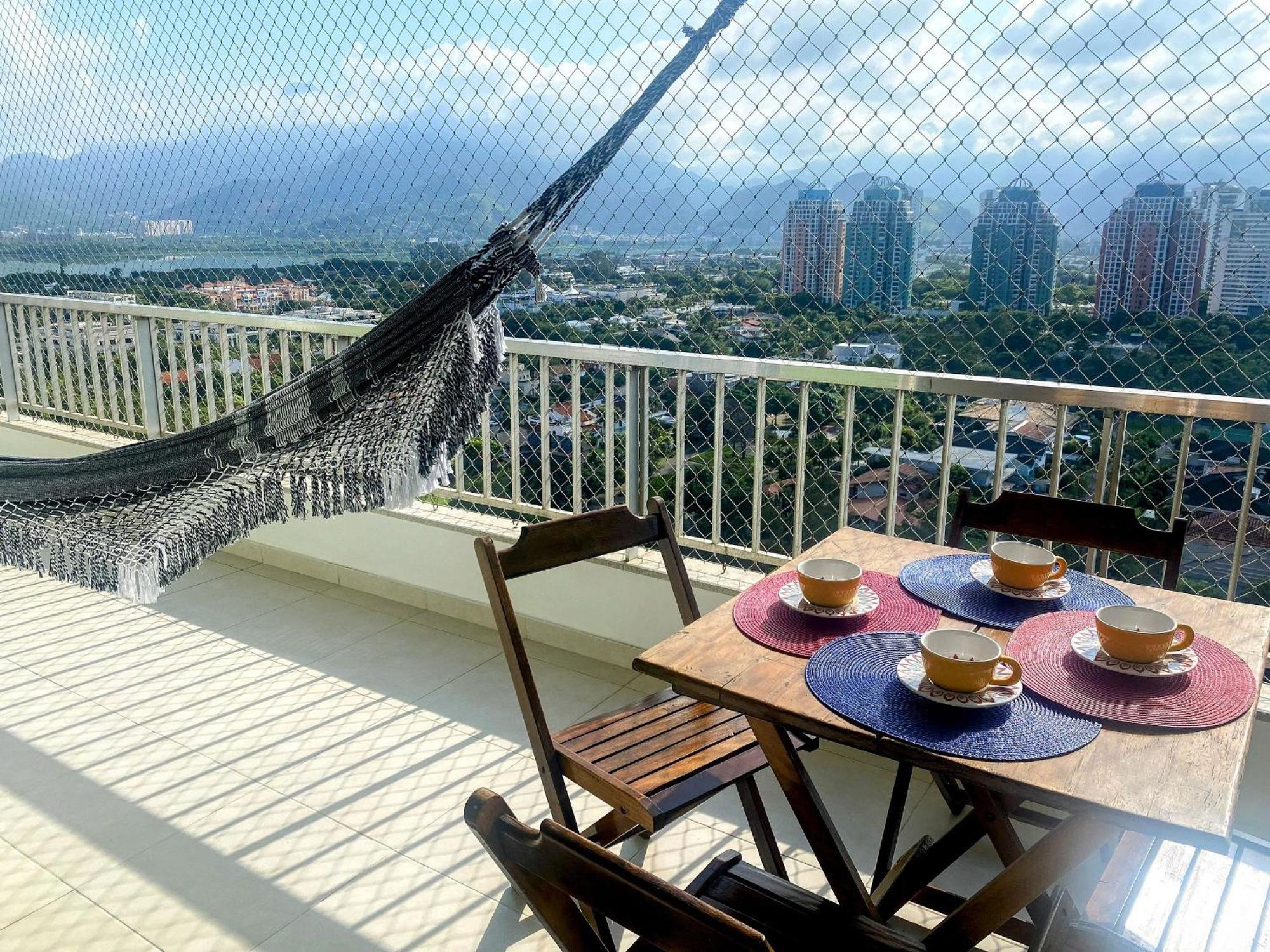 Apartamento Barra Exclusivo: Piscina Aquecida,varanda C/ Vista Río de Janeiro